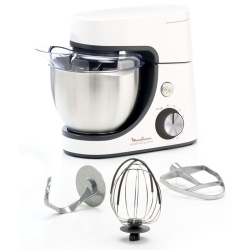 Moulinex Masterchef Gourmet QA510110 - Robot pâtissier - 1100 Watt - blanc