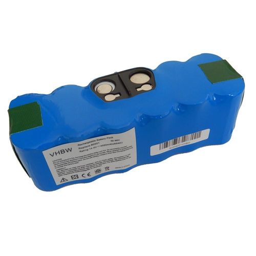vhbw Batterie compatible avec iRobot Roomba 555, 581, 560, 580, 562, 570, 563, 565, 564, 582, 561, 572, 577 aspirateur (4500mAh, 14,4V, NiMH)