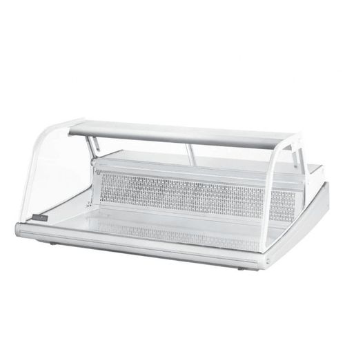 Vitrine inox de comptoir réfrigérée positive POISSONS 225 Litres, 200 W, 220 V - MONO