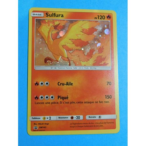 Carte Pokemon Promo Sulfura Holo Sm143