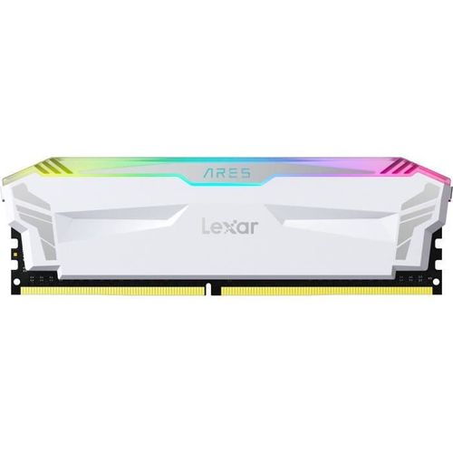 Lexar ARES RGB - DDR4 - kit - 16 Go: 2 x 8 Go - DIMM 288 broches - 4000 MHz / PC4-32000 - CL18 - 1.4 V - mémoire sans tampon - non ECC - blanc