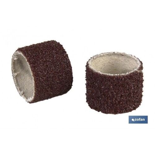 MANCHON ABRASIF EN PAPIER DE VERRE 10X10 G-80 PACK 100 PCS