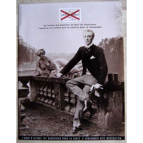 Publicité Papier - Champagne De Castellane De 2000