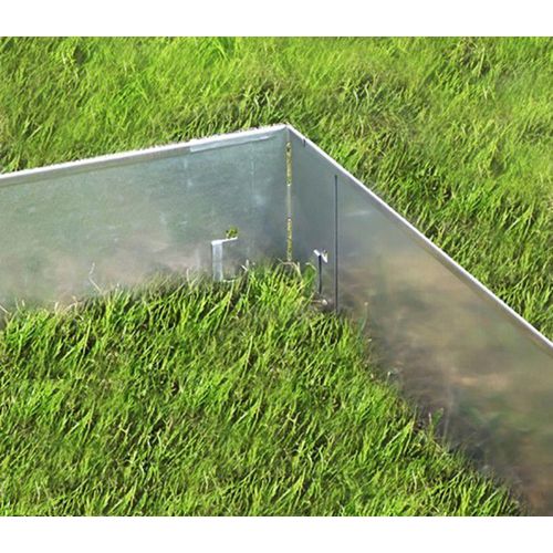 Coin Alu/Zinc Pour Bordure De Jardin 18,5cm | Bordure Jardin | Bordures De Jardin