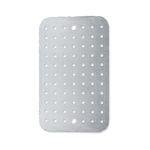 Plaque de recouvrement - ICH-ZAPFE.DE - 400 X 400 mm - Métal - Gris - Rectangulaire