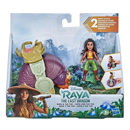 Disney Princess Disney, Raya Et Le Dernier Dragon, Mini Figurines Raya Et Tuk Tuk
