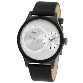 Montre Kenneth Cole En Cuir Noir