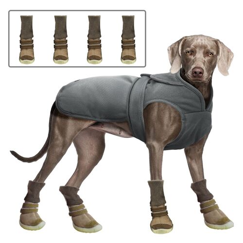 Protège-Pattes Pour Chiot, 1 Paire, Chaussures Antidérapantes Imperméables Pour Chien, Bottes De Neige Souples