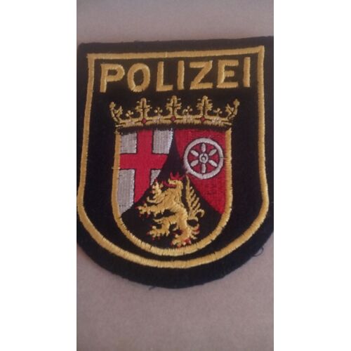 Insigne Tissu À Coudre Polizei Allemagne 