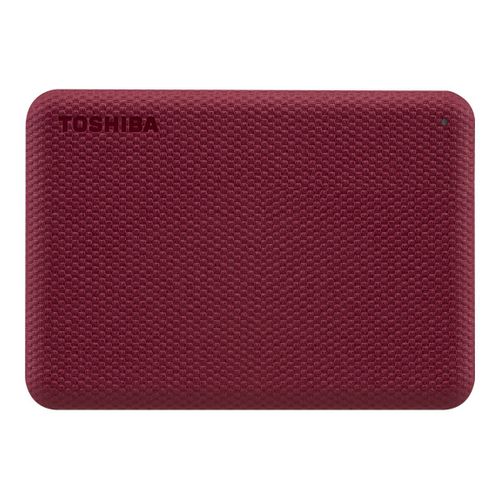 Toshiba Canvio Advance - Disque dur - 2 To - externe (portable) - 2.5" - USB 3.2 Gen 1 - rouge