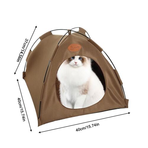 Tentes D'été Pliables Pour Animaux De Compagnie, Nid Avec Polymères Rafraîchissants, Document Solide, Simple, Extérieur, Accessoires Pour Chats