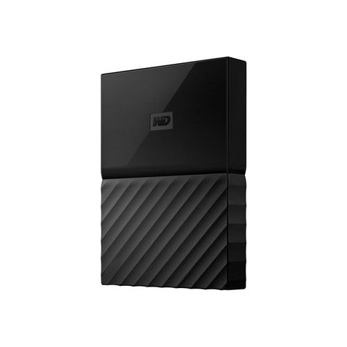 WD My Passport WDBYNN0010BBK - Disque dur - chiffré - 1 To - externe (portable) - USB 3.0 - AES 256 bits - noir