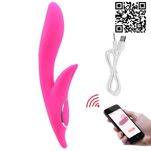 Stimulateur De Clitoris, Gode, Masseur De Point G, Lapin, Chauffage, Application, Bluetooth, Contrôle Sans Fil, Jouets Sexuels Pour Femmes