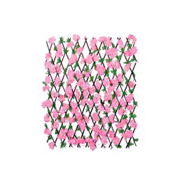 Treillis Écran De Protection De Confidentialité, Clôture De Criblage De Jardin, Maison Extensible, Feuilles De Fleurs Artificielles, Serre, Haie En Bois, Balcons D'intérieur