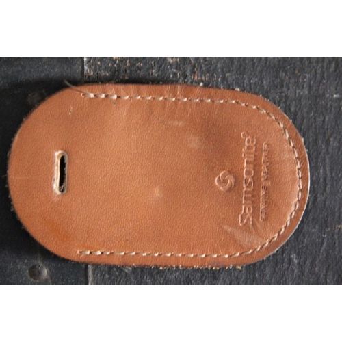 Etiquette Samsonite Cuir Cuir Marron