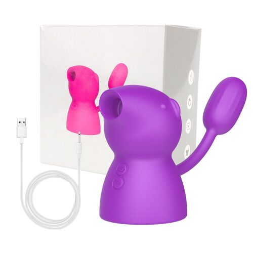 Vibromasseur À Succion Vaginale 3 En 1 Pour Femme, Stimulateur De Clitoris, Jouets Sexuels, Langue Vibrante, Massage Du Mamelon