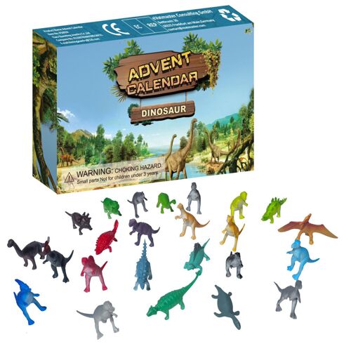 Calendrier de l'avent dinosaure pour enfants, compte à rebours de Noël, faveur de fête, 2021, garçons, filles, enfants et tout-petits