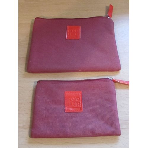 Lot De 2 Pochettes En Tissu Violettes - Rodier