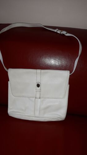 Sac À Main Claude Gerard Cuir Blanc