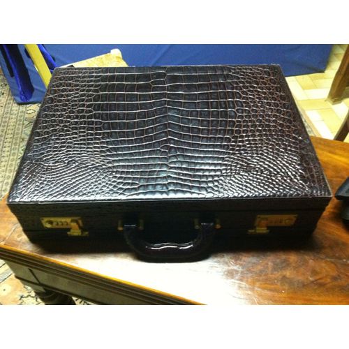 Mallette Crocodile Veritable Origine