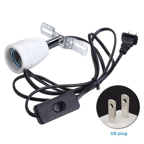Base D'ampoule Chauffante Rotative Sûre, Support De Lampe Durable, Luminaire, Degré De Chaleur, Reptile, Lézard, Tortue, 400w