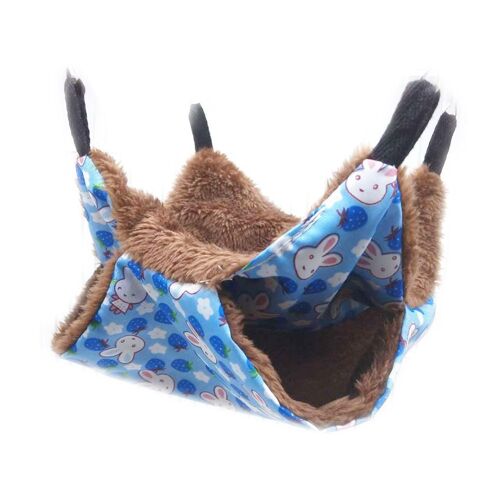 Hamac Double Optique Pour Rats, Lit Chaud En Peluche, Accent De Maison Pour Hamster, Sac De Couchage Pour Overd'inde