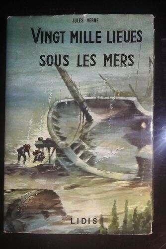 Vingt Mille Lieues Sous Les Mers De Jules Verne Edition Lidis 1968