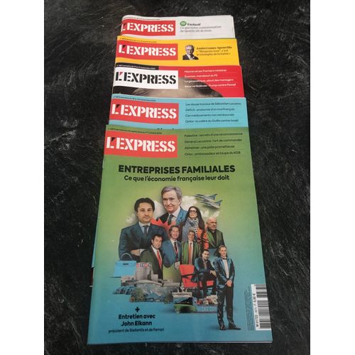 Magasines L’Express Septembre 2025