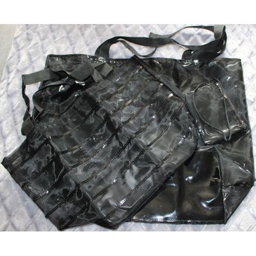 Sets De Bagages Autre Lot De 3 Sacs Acrylique Noir