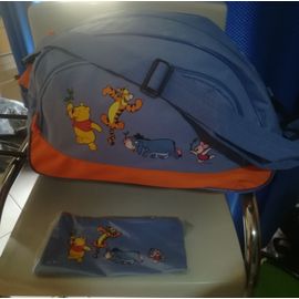 Sac De Voyage À Roulettes Winnie L'ourson + Pochette Assortie