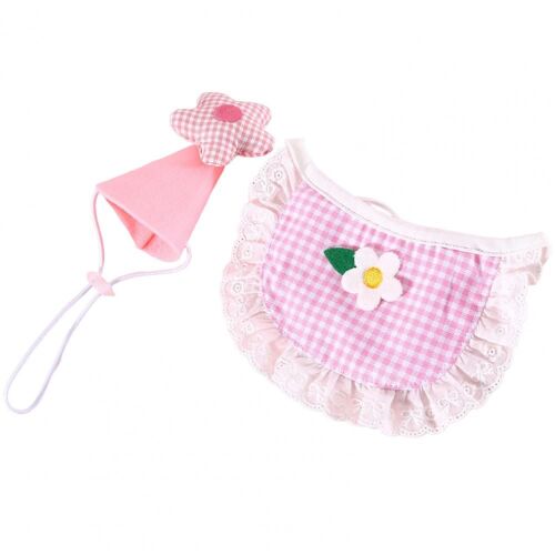 Tenue D'anniversaire Pour Chien, Chapeau, Beau Travail, Décoration Quotidienne Adorable, À La Mode, Chapeau D'anniversaire Pour Garçon, Ensemble Écharpe Bavoir