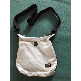 Sac À Bandoulière Ddp Écru Et Marron