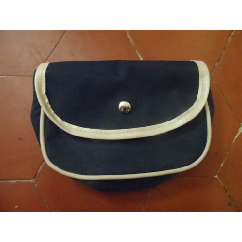 Mini-Pochette Toile Bleu