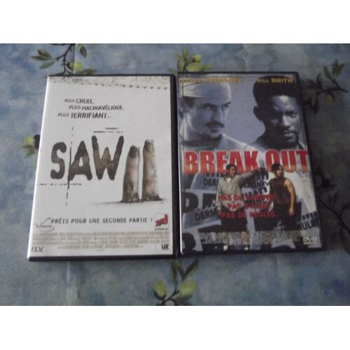 Lot De 2 Dvd Divers"Break Out-Saw2"