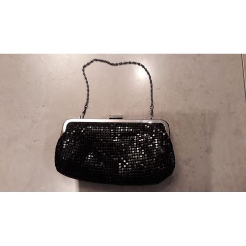 Pochette Morgan Métal Noir