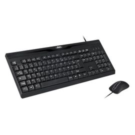 Pack clavier + souris filaire MULTIMEDIA CLS-197U Clavier + Souris bureautique USB Noir