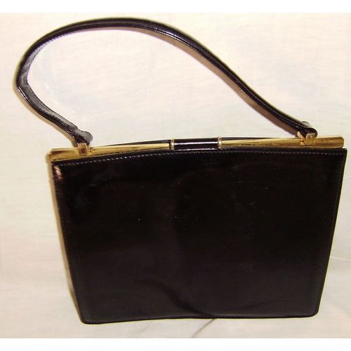 Sac À Main Vernis Vimar Paris Retro Vintage  Année 1950-1960