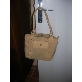 Sac À Main Lancaster Beige 23 X 32 Cm.