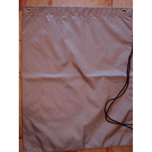 Sac A Linge, Chaussure, Sac A Dos, En Polyester Gris Avec Boucle Pour Le Pendre 68 X54 Cm
