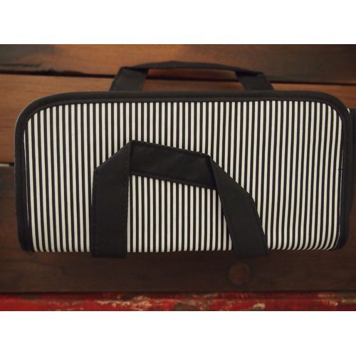 Vanity Agnès B Rayé Blanc Et Gris