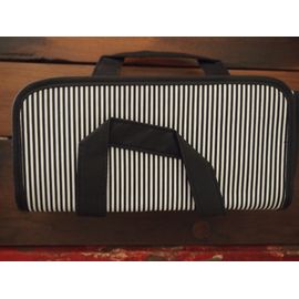 Vanity Agnès B Rayé Blanc Et Gris