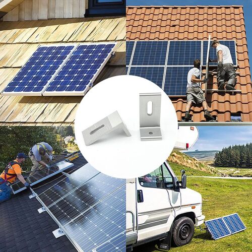 Panneau Solaire Résistant à 90 Degrés, Kit de Montage sur Toit pio, Accessoires d'Installation du Système Solaire, 10 Pièces