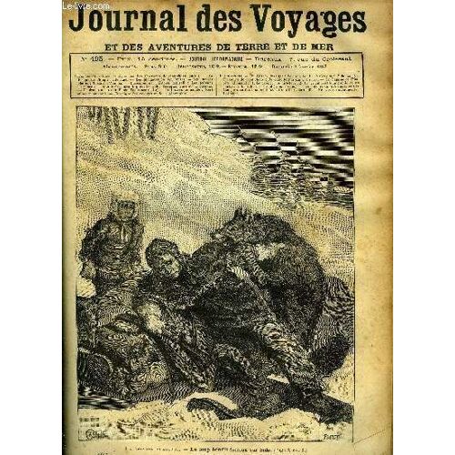 Journal Des Voyages -Aventures De Terre Et De Mer N° 495 - Un Épisode Tragique - Le Loup Bondit Furieux Sur Sida, Les Chasseurs De Caoutchouc, Chapitre X, La Banque De L Empire Allemand, Les Mangeurs(...)
