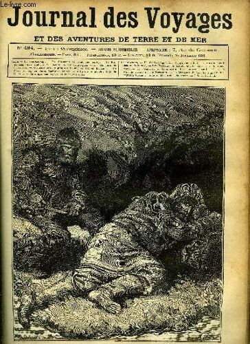 Journal Des Voyages Et Des Aventures De Terre Et De Mer N° 494 - Un Demi-Sauvage - Son Compagnon Affilait Son Couteau Dans Le Dessein De Le Tuer, Les Chasseurs De Caoutchouc, Chapitre Ix, Le Chemin De(...)