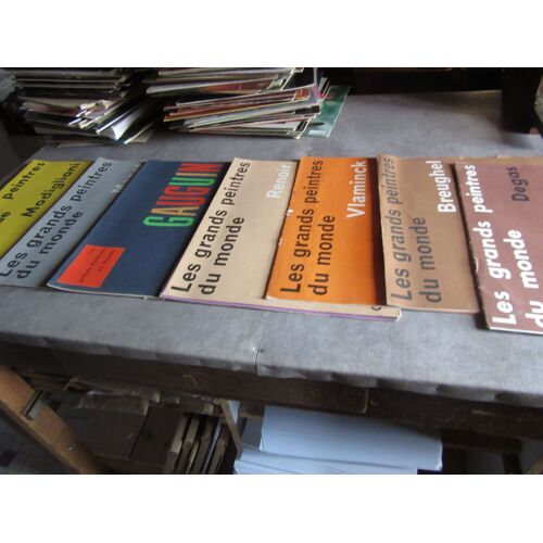 8 Vol Les Grands Peintres Du Monde Degas : Breughel Vlaminck Renoir Velasquez Gauguin Manet Modigliani