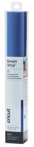 Cricut Smart : Feuille Vinyle Permanent 33x91 Cm Bleu
