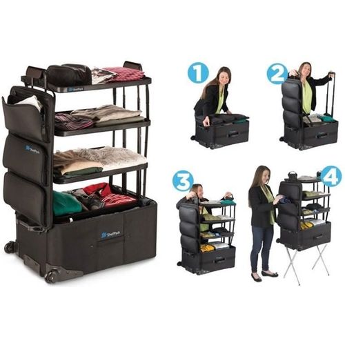 Shelfpack : Valise Révolutionnaire À Étagères Intégrées
