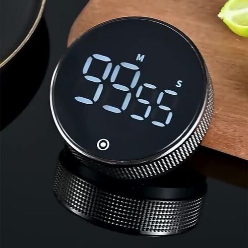 Minuterie Auto-Régulée À Distance, Aspiration Magnétique, Led, Compte À Rebours Muet, Mouvement De Miles, Rappel Pratique Pour La Cuisine
