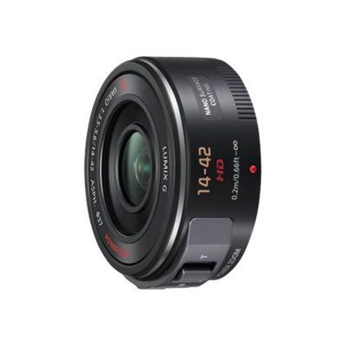 Objectif Panasonic Lumix H-PS14042E - Fonction Zoom - 14 mm - 42 mm - f/3.5-5.6 G X VARIO PZ - Micro Four Thirds - pour Lumix GX7; Lumix G AG-GH4UP, DC-GX880, DMC-G70, G7M, GX8, GX80, GX8A...
