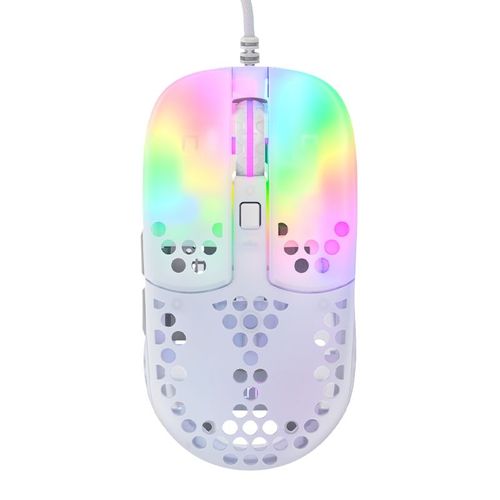 Souris ultralégère Xtrfy MZ1 - White Rail, blanc